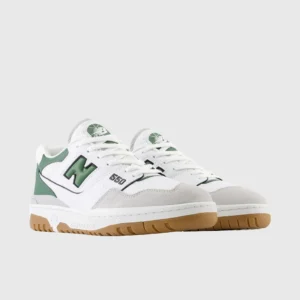 Кроссовки New Balance 550 Sneakers бело-зеленые