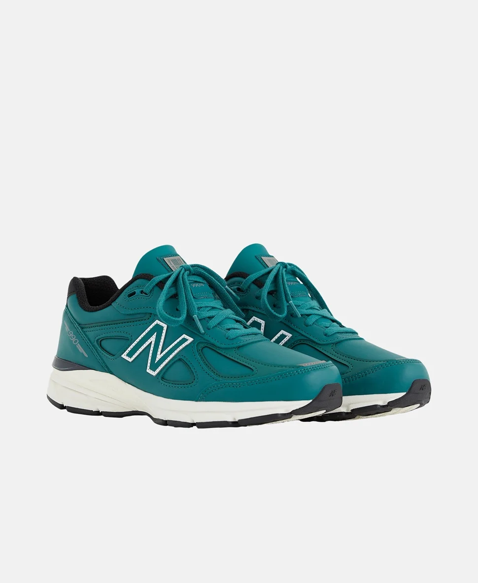 Кроссовки New Balance Made in Made in USA 990v4 Sneakers цвет петроль