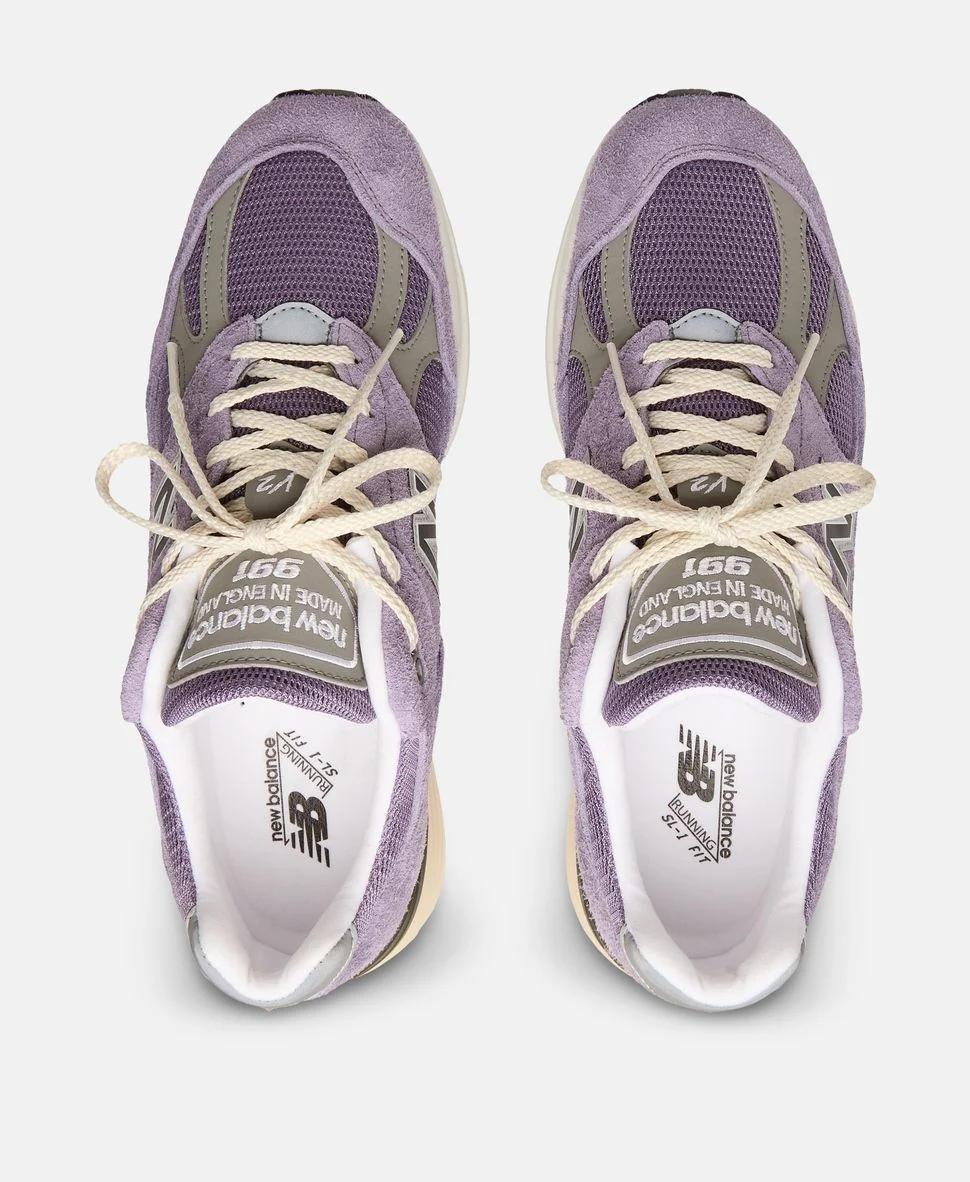Кроссовки New Balance Made in Sneakers 991 лиловые — изображение 2