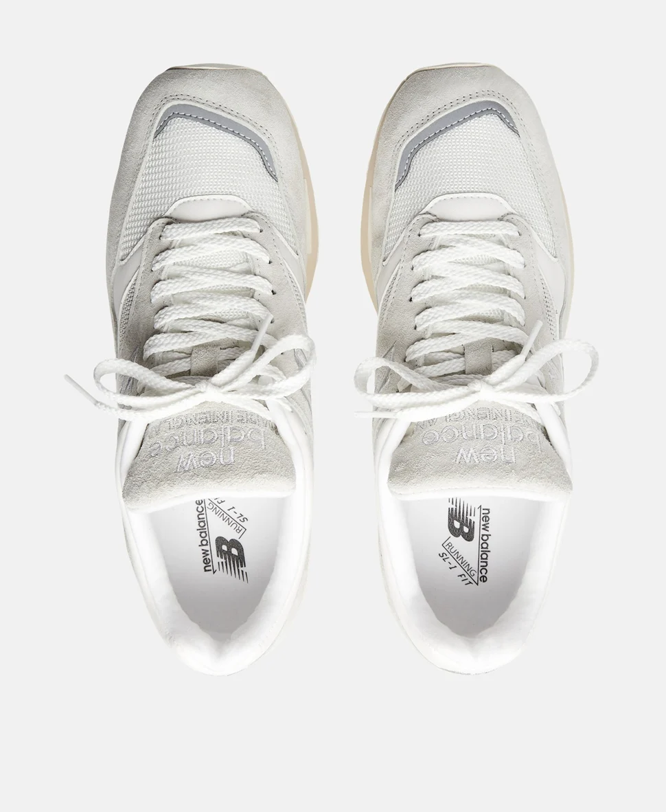 Кроссовки New Balance Made in Sneakers белые — изображение 4