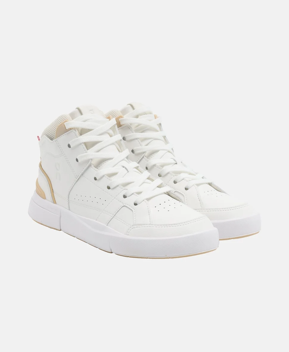 Кроссовки высокие On Sneakers THE ROGER Clubhouse Mid 2 белые