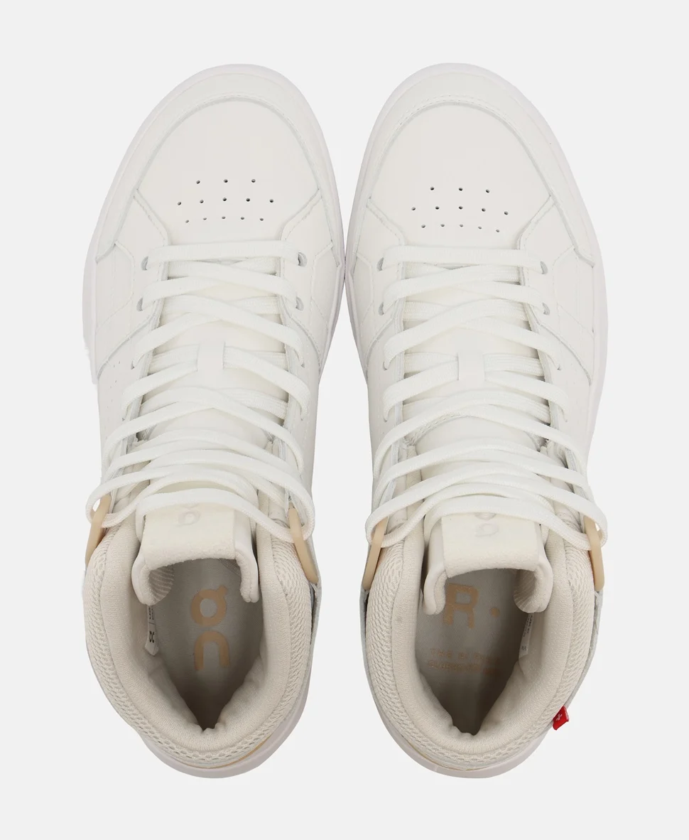 Кроссовки высокие On Sneakers THE ROGER Clubhouse Mid 2 белые — изображение 3