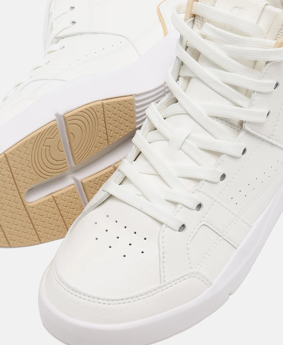 Кроссовки высокие On Sneakers THE ROGER Clubhouse Mid 2 белые — изображение 5