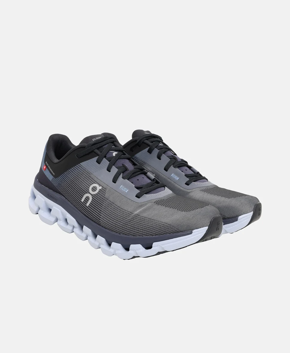 Кроссовки беговые On Running shoes Cloudflow 4 серо-голубые